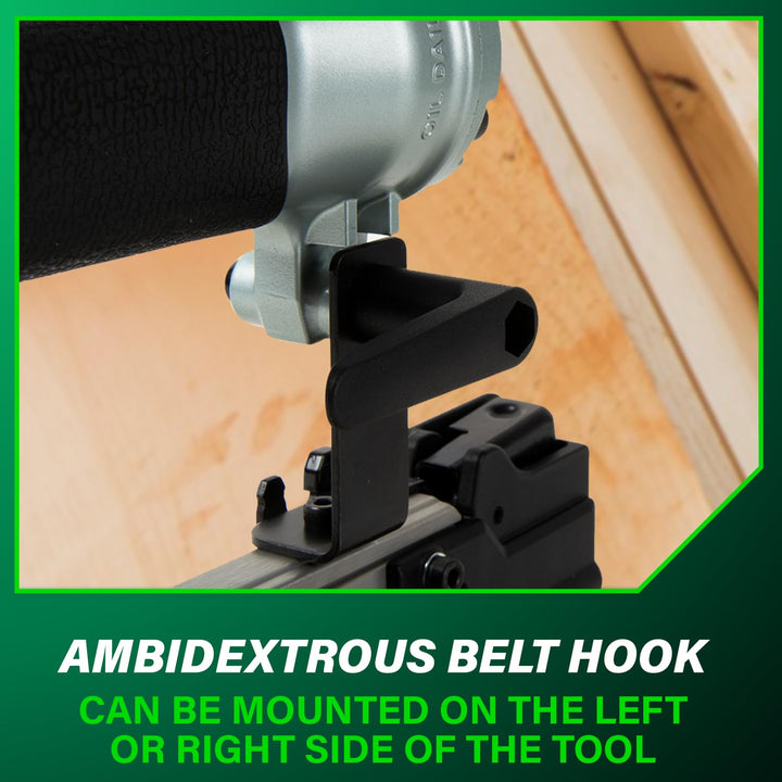 Metabo HPT Pro Brad Nailer, Pro-Preferred Pneumatic Finish Power Nailer for Trim Work, Furniture Building, Lightweight and Durable with Aluminum Magazine, 18 Gauge, 5/8" to 2" Brad Nails, NT50A5 Retail $159.00