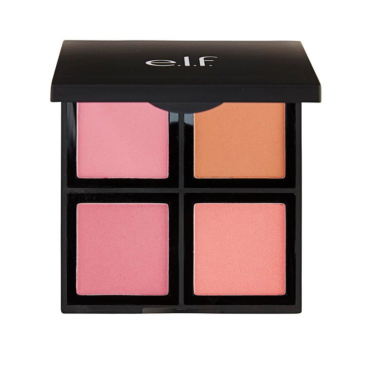 e.l.f. Cosmetics Powder Blush Palette, Four Blush Shades for Beautiful, Long-Lasting Pigment, Light Retail $10.00