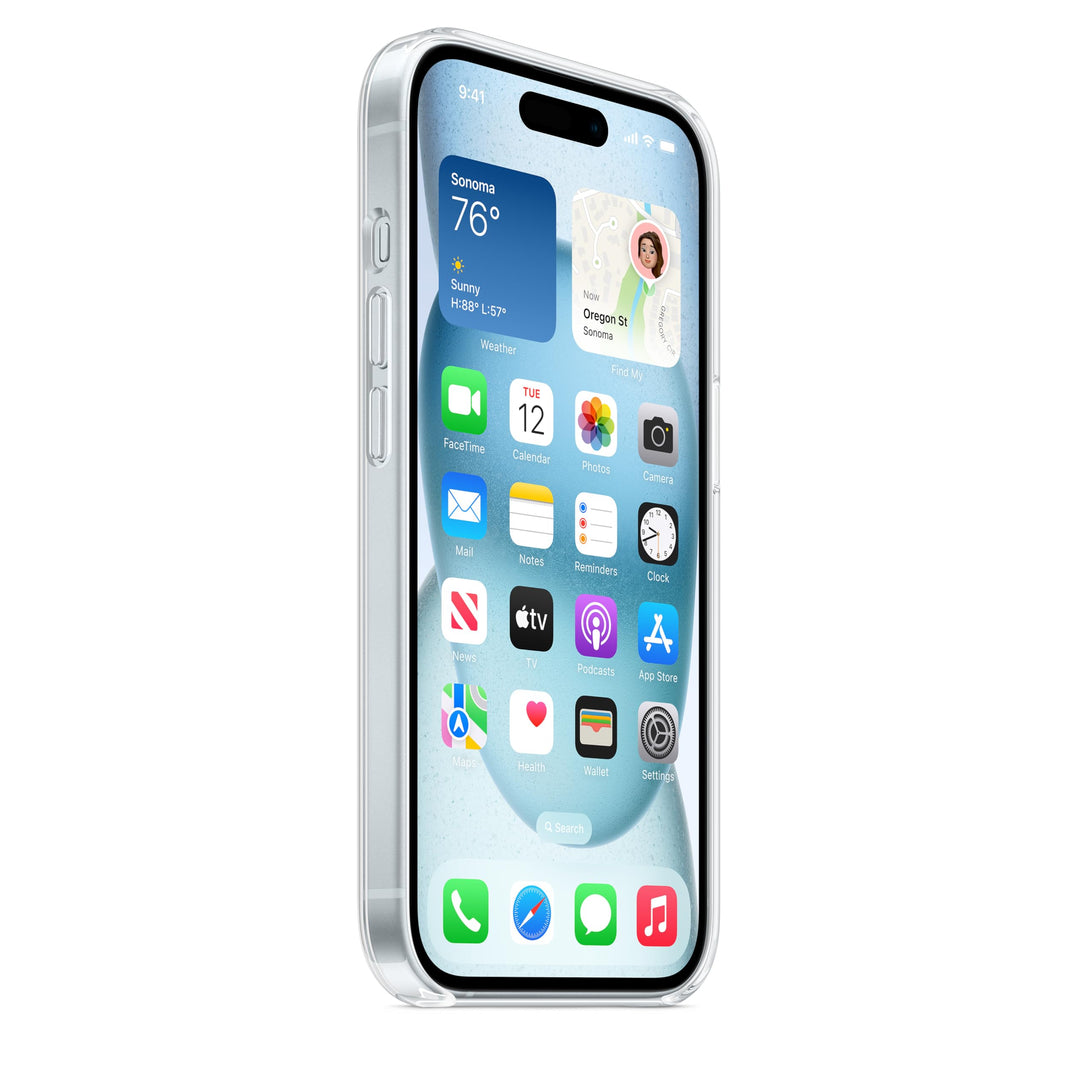Apple iPhone 15 Clear Case with MagSafe: Lightweight Phone Case, Wireless Charging Compatible, Smooth Glossy Finish Retail $49.00