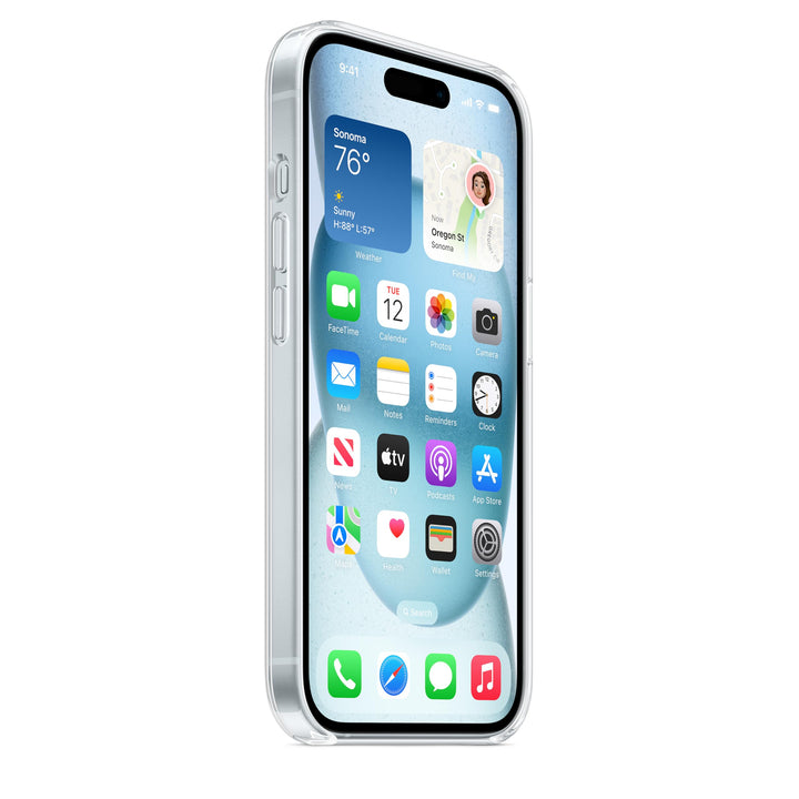 Apple iPhone 15 Clear Case with MagSafe: Lightweight Phone Case, Wireless Charging Compatible, Smooth Glossy Finish Retail $49.00