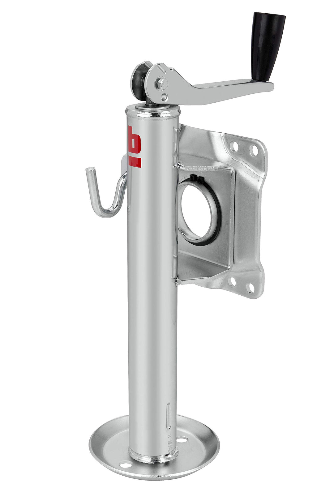 bROK Products 15936 Side Mount Top Wind Trailer Jack with Footplate - 1000 lb, Silver Retail $80.99