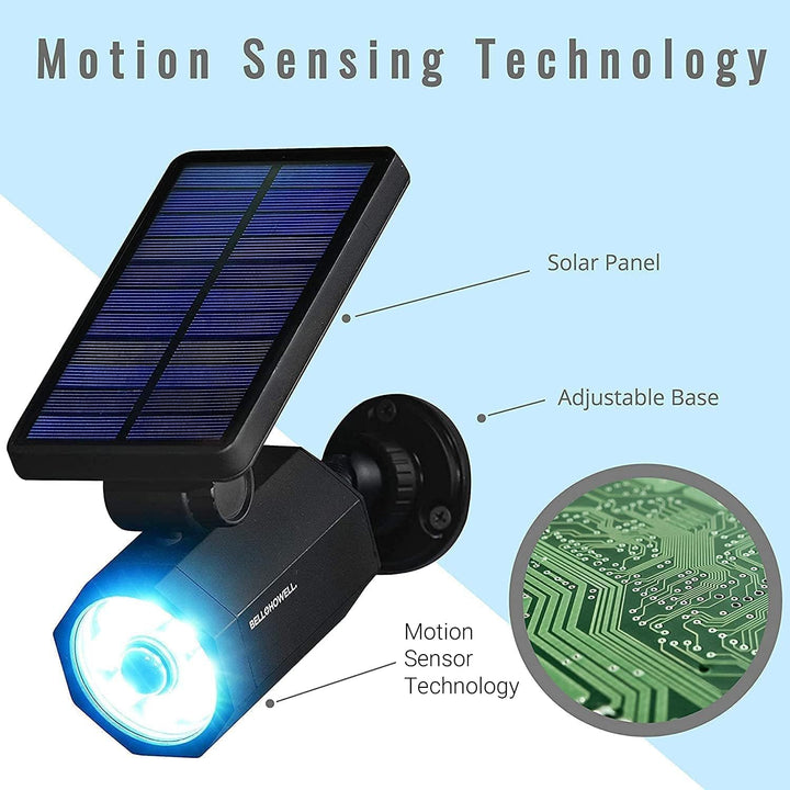 Bell+Howell Bionic Spotlight Motion Solar Spot Lights Outdoor Waterproof, Landscape Light, Outdoor Solar Yard Lighting Weather Resistant, Super Bright LED Lights, for Garden, Lawn As Seen On TV Retail $24.95