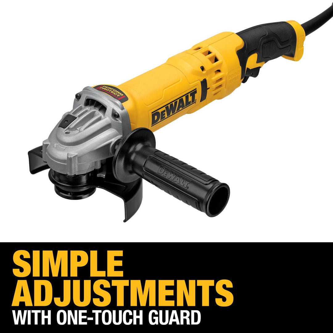 DEWALT Angle Grinder Tool, 4-1/2-Inch to 5-Inch, Trigger Switch (DWE43113) Retail $210.00
