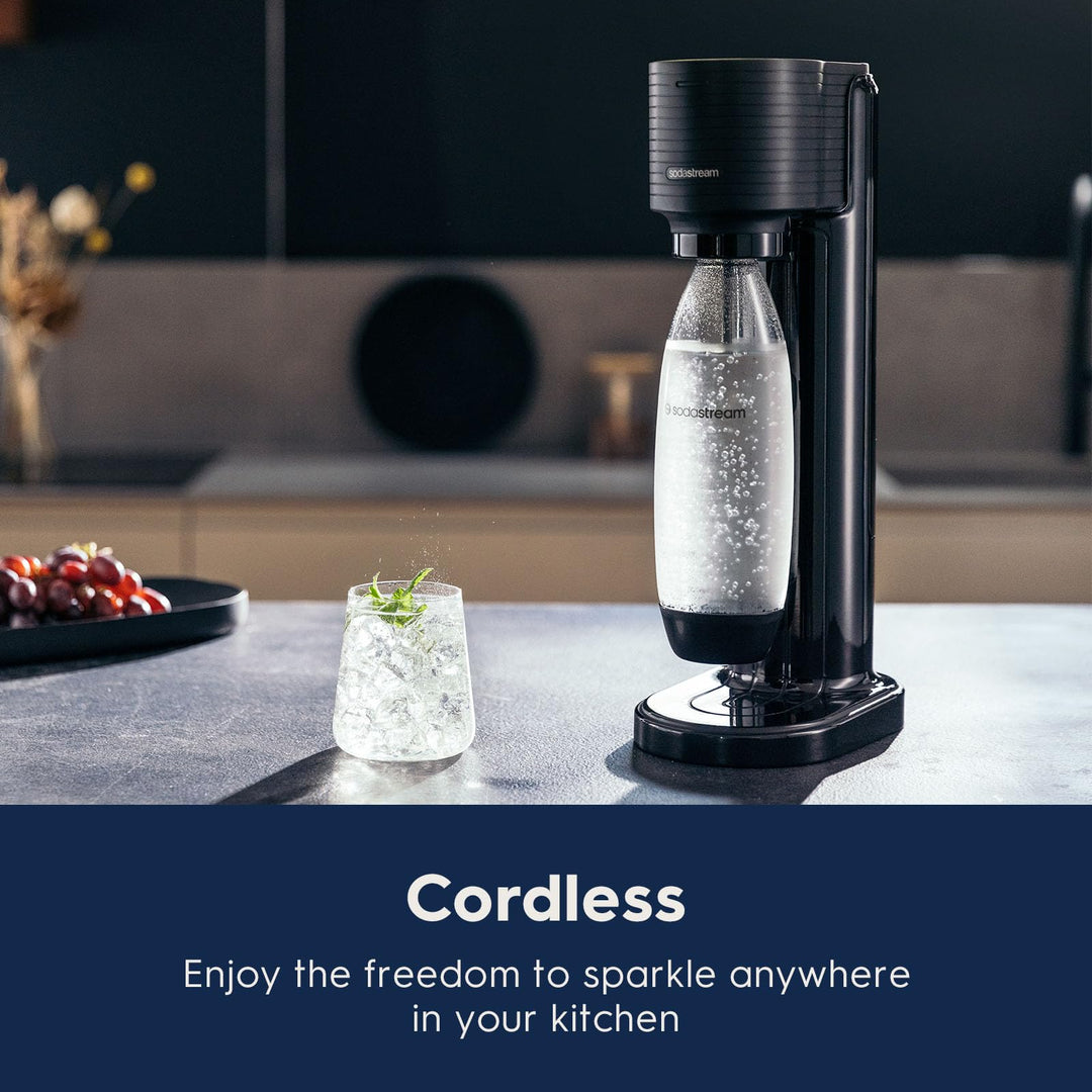 SodaStream Gaia Sparkling Water Maker, Black Retail $69.99