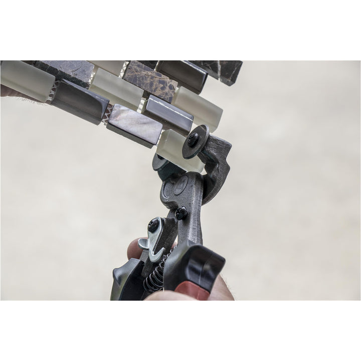 MARSHALLTOWN Glass Tile Nippers, Round Blades, Soft Grip Handle, TN3