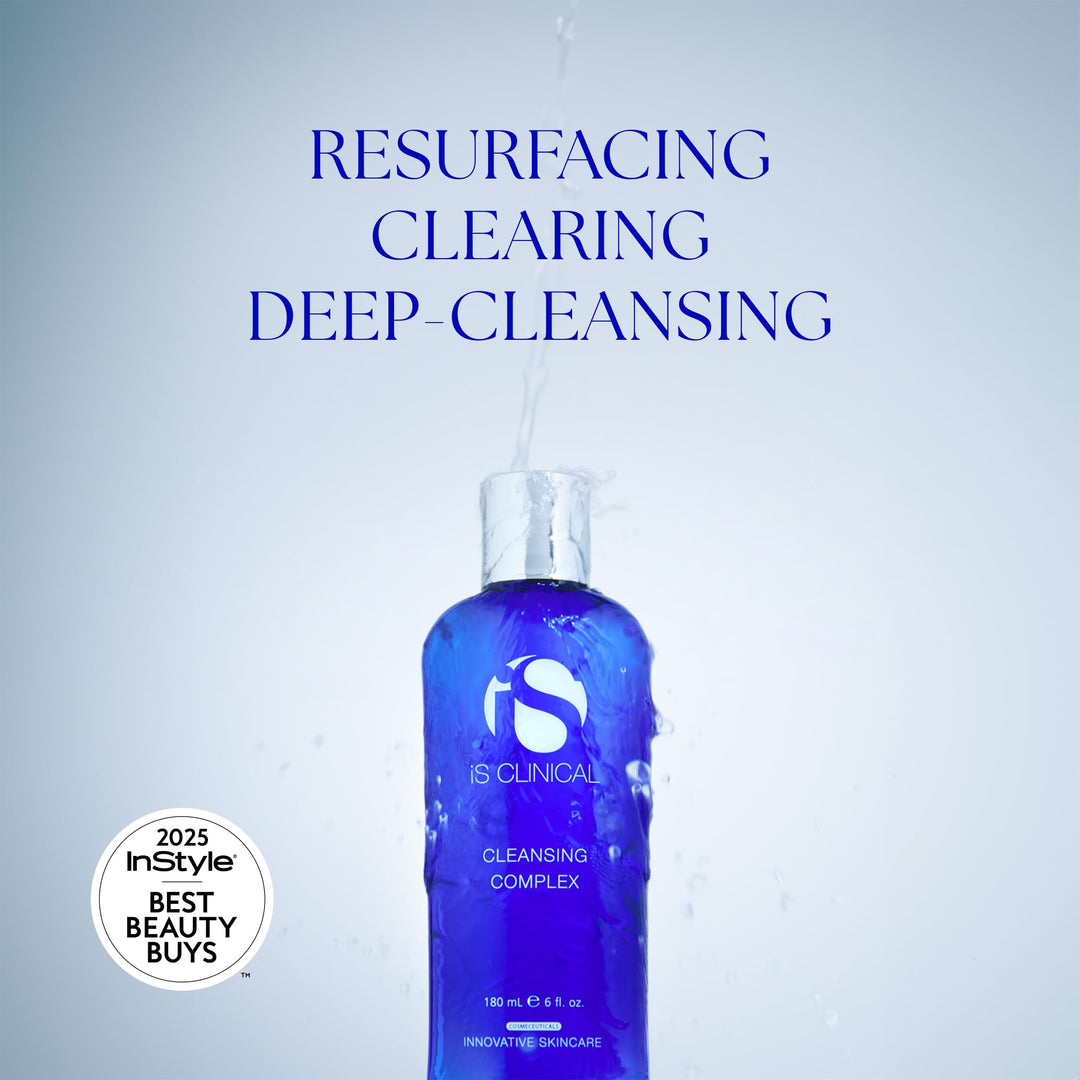 iS CLINICAL Cleansing Complex, 3in1 Gentle deep pore cleanser Face Wash and Makeup remover, Helps blemish-prone skin