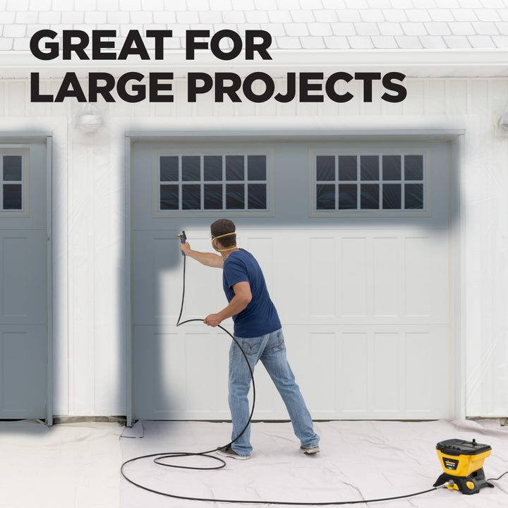 Wagner Spraytech 2435698 Control Pro 130 Paint Sprayer with T2 Gun, High Efficiency Airless Sprayer with Low Overspray, Yellow Retail $249.99