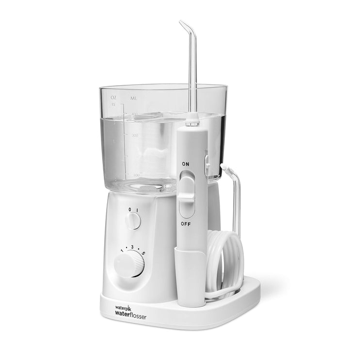 Waterpik Nano Plus Water Flosser For Teeth, Portable Electric Power, Compact For Travel and Home, 4 Flossing Tips, ADA Accepted, White WP-320 Retail $59.99