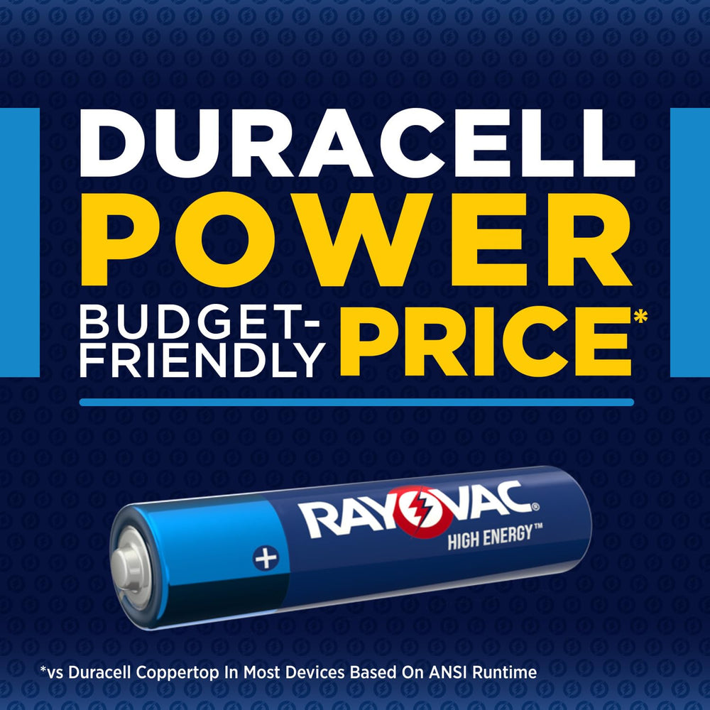 Rayovac High Energy AAA Batteries (36 Pack), Alkaline Triple A Batteries Retail $19.97
