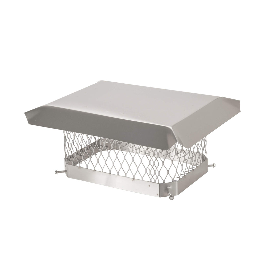 Shelter 9"x 13" Single Flue Bolt-On Chimney Cap, Fully Assembled, Stainless Steel Retail $106.54