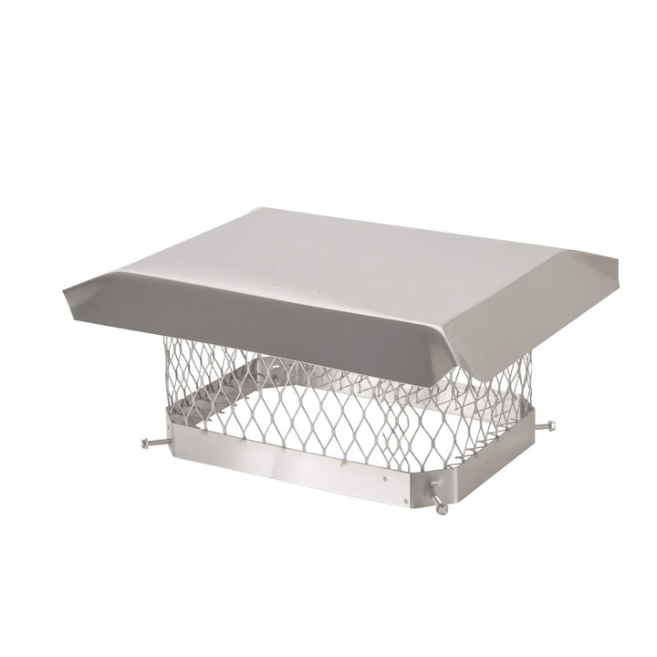 Shelter 9"x 13" Single Flue Bolt-On Chimney Cap, Fully Assembled, Stainless Steel Retail $106.54