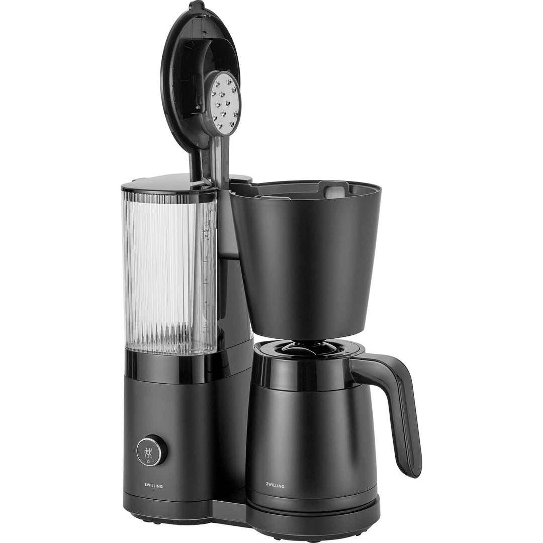 ZWILLING Enfinigy Drip Coffee Maker with Thermo Carafe 10 Cup, Awarded the SCA Golden Cup Standard, Black