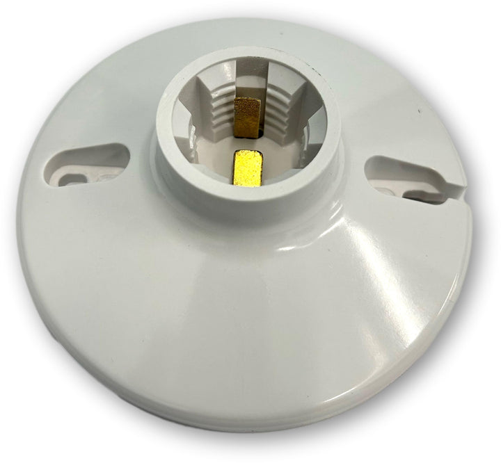 Eaton S1174W-F-LW Keyless Ceiling Lampholder; High-Temperature Plastic to Reduce Breakage; Keyless Switch; Medium Base; 14-10 AWG; for use with 3.75 or 4-inch Box; 250V/660W Retail $24.00