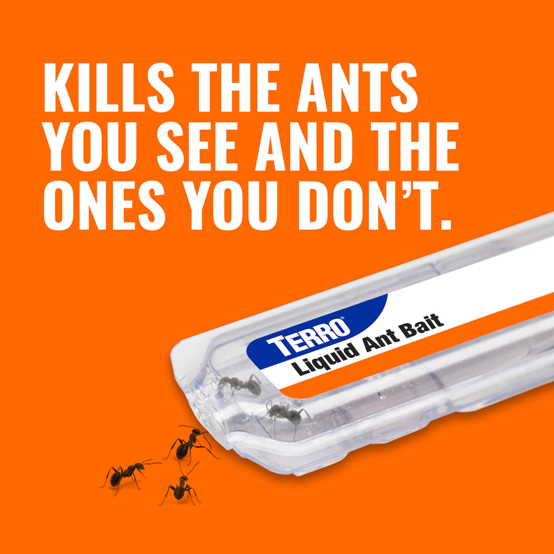 TERRO Ant Killer Bait Stations T300B - Liquid Bait to Eliminate Ants - Bait System - 12 Count Stations for Effective Indoor Ant Control Retail $12.99