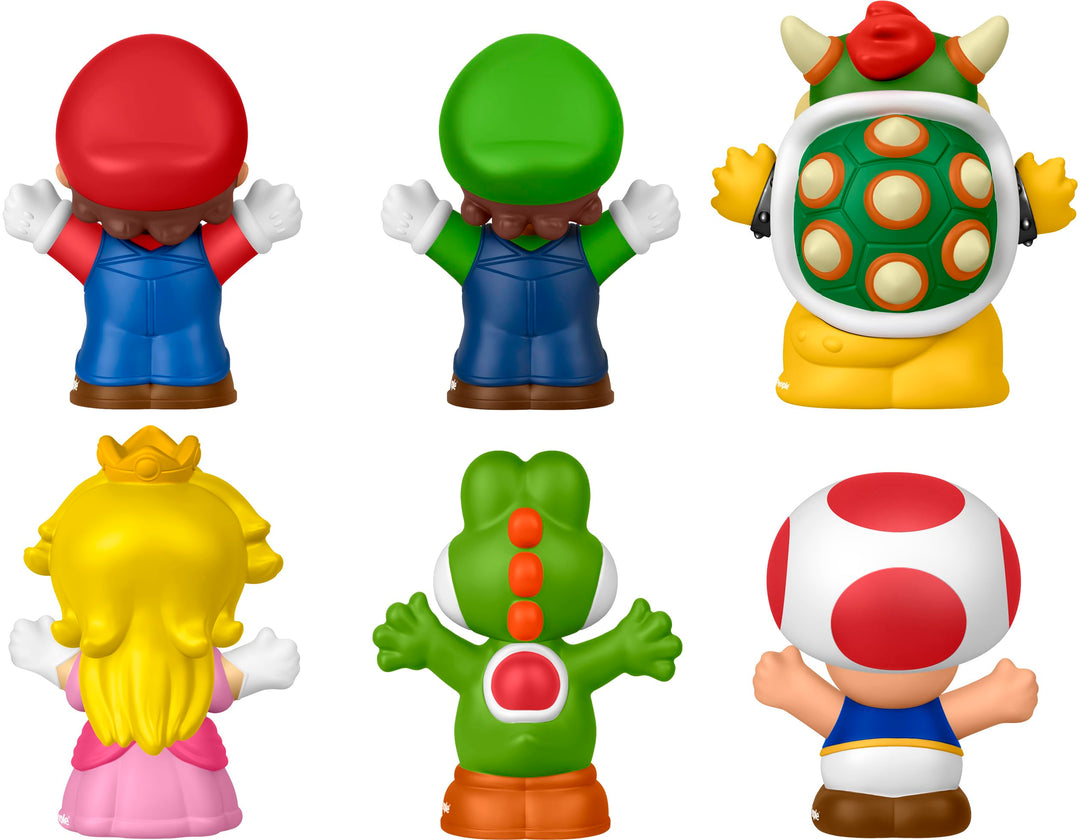 Fisher-Price Little People Toddler Toy My Mario 6-Piece Character Figure Set for Preschool Pretend Play Kids Ages 18+ Months Retail $19.97
