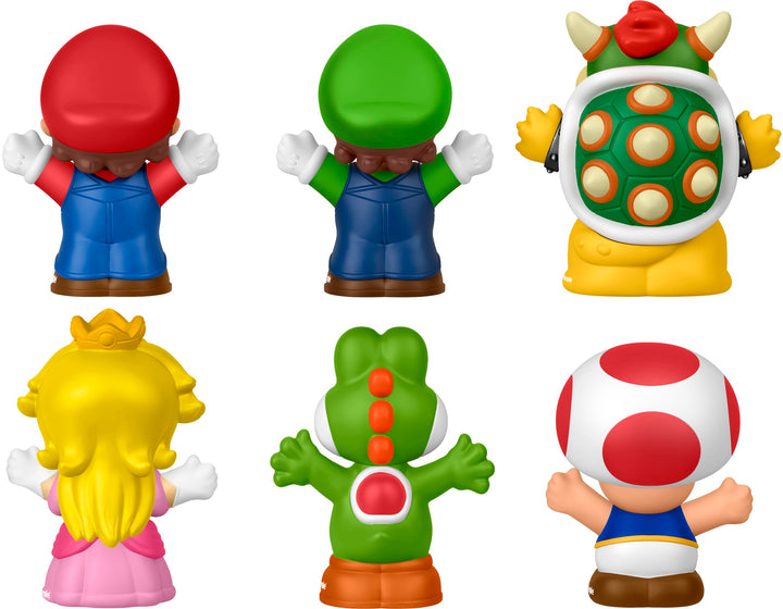 Fisher-Price Little People Toddler Toy My Mario 6-Piece Character Figure Set for Preschool Pretend Play Kids Ages 18+ Months Retail $19.97