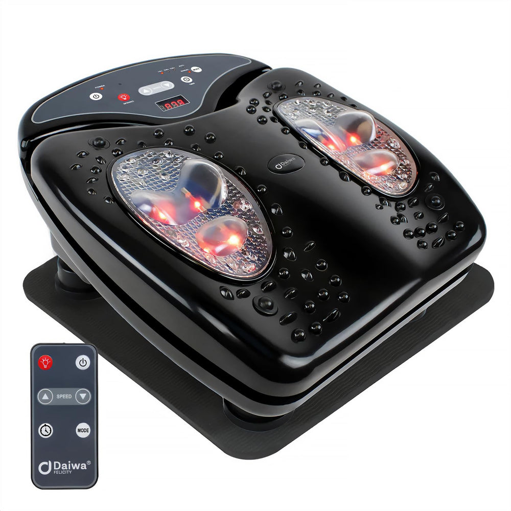 Daiwa Felicity Foot Vibe Pro Massager - Vibrating Electric Shiatsu Foot Massagers for Plantar Fasciitis Pain Relief Circulation Neuropathy - Calf Leg Feet Massage Retail $113.00