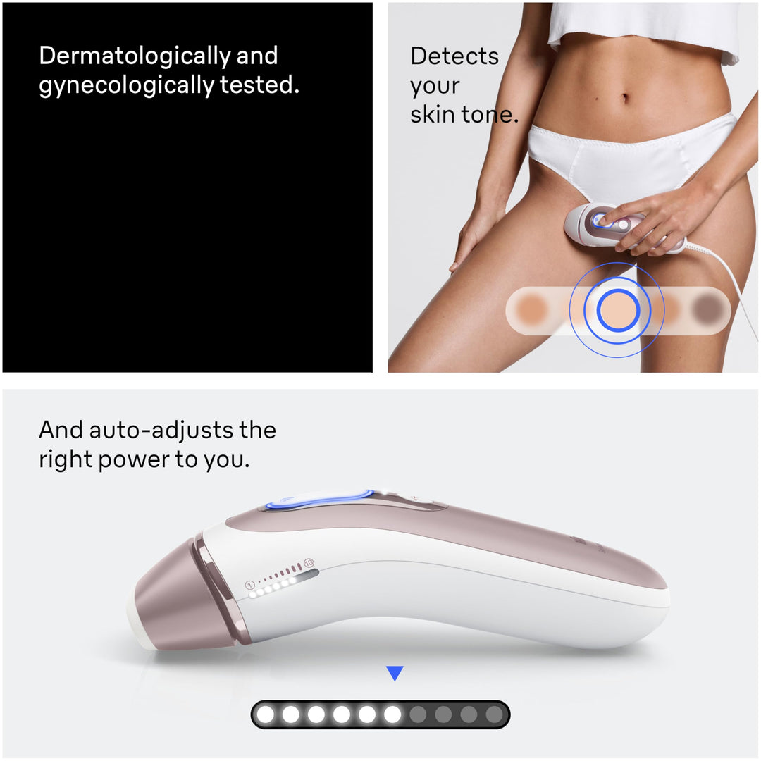 Braun Smart IPL, Skin i·Expert Pro 7: at Home Laser Hair Removal, Permanent Visible Hair Reduction, Vanity Case, Venus Razor, 3 Smart Heads, IPL7243 Retail $499.99