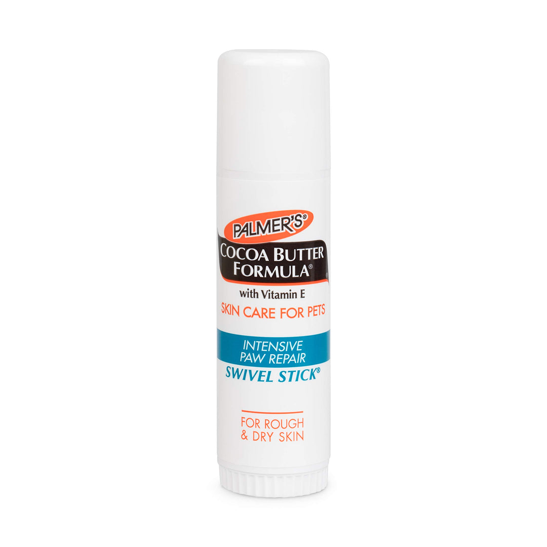 Palmer's for Pets Cocoa Butter Paw Pad and Nose Balm Swivel Stick, Fragrance Free - Moisturizing Dog Balm with Vitamin E, Peppermint Oil, Shea Butter, Rough or Dry Pads, 0.5 oz Retail $5.99