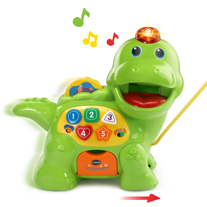 VTech Chomp and Count Dino, Green Retail $21.99