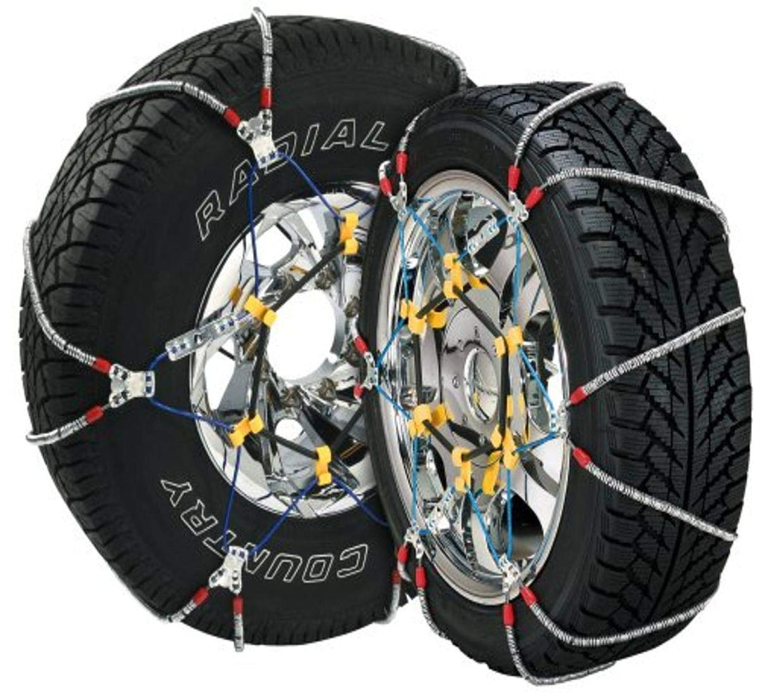 SCC SZ429 Super Z6 Cable Tire Chain for Passenger Cars, Pickups, and SUVs - Set of 2,Silver Retail $185.40