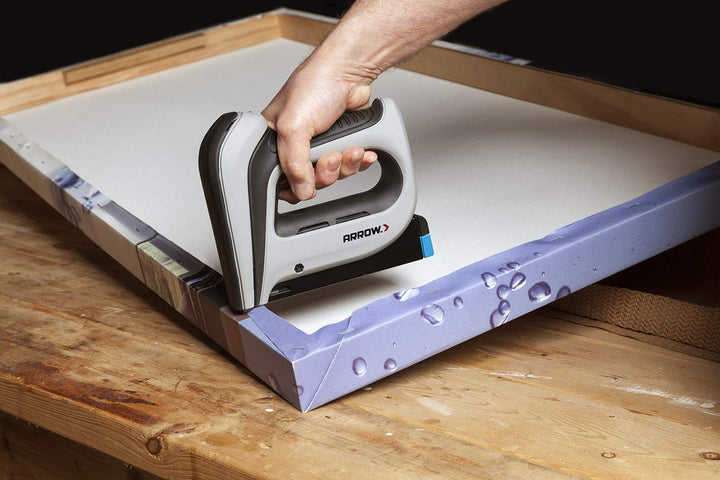 Arrow T50DCD Heavy Duty Cordless Electric Staple Gun, Battery Powered Stapler for Upholstery, Furniture, Office, Decorating, Fits 1/4", 5/16Ã¢â‚¬Â, 3/8", or 1/2" Staples