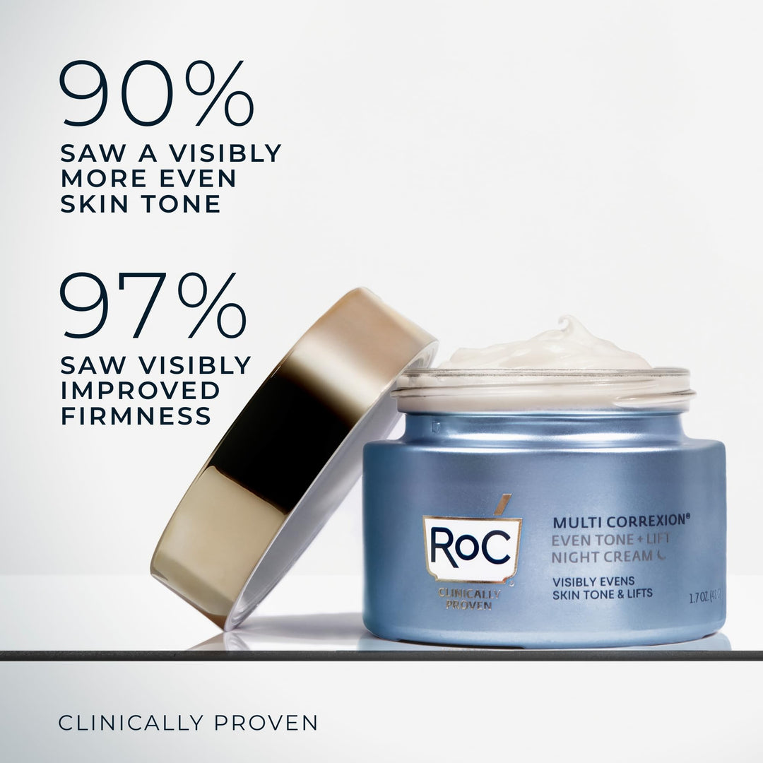 RoC Multi Correxion 5 in 1 Restoring, Anti Aging Night Cream for Face with Hexinol, 1.7 Ounces (Packaging May Vary) Retail $32.99