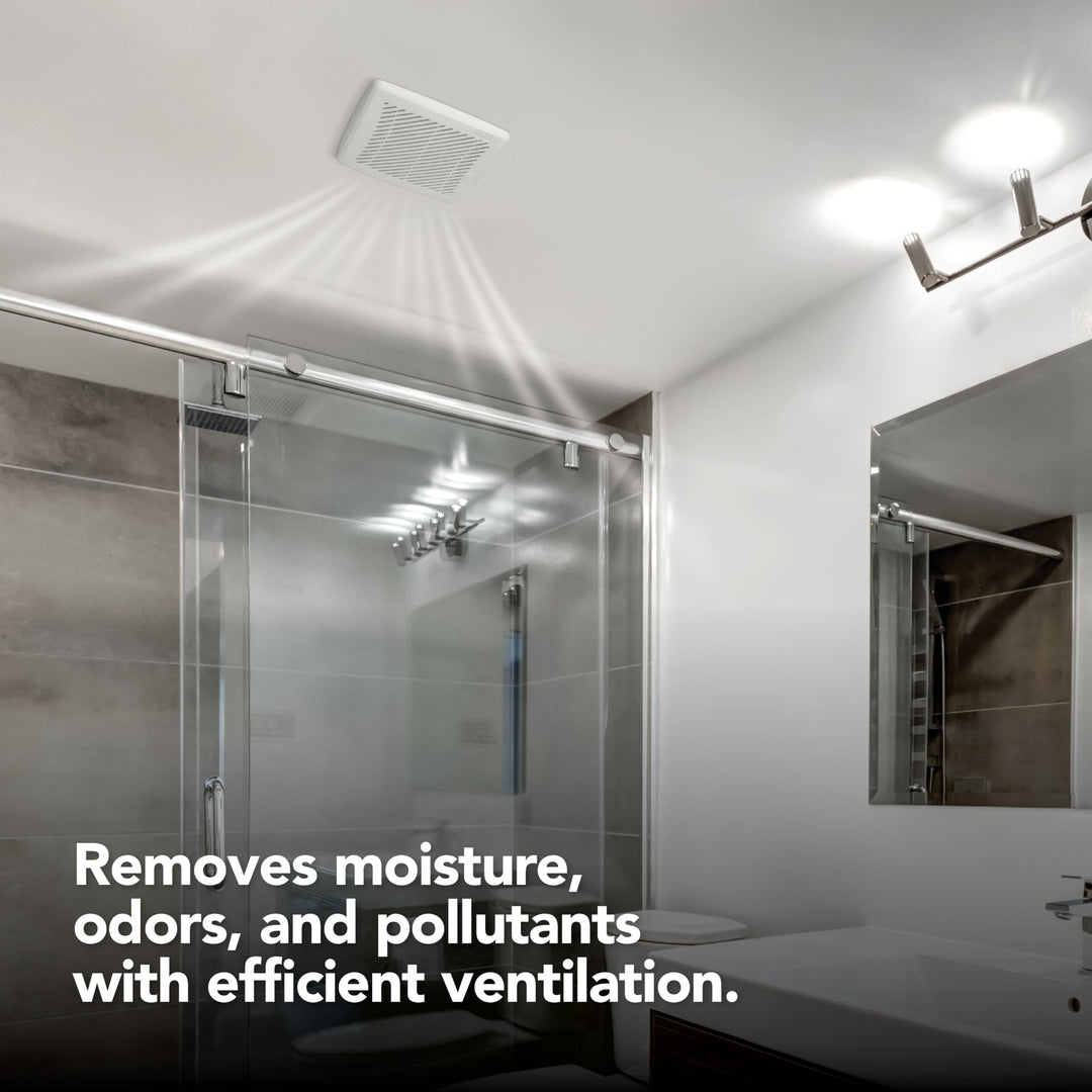 Broan-Nutone® Bathroom Exhaust Fan, 50 CFM Modern Grille, Energy Star Fan, 2.0 Sones Retail $24.00