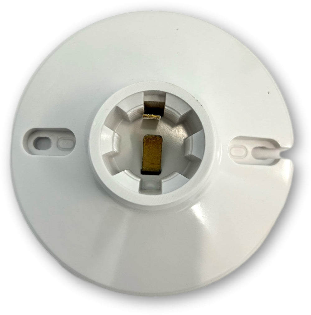 Eaton S1174W-F-LW Keyless Ceiling Lampholder; High-Temperature Plastic to Reduce Breakage; Keyless Switch; Medium Base; 14-10 AWG; for use with 3.75 or 4-inch Box; 250V/660W Retail $24.00