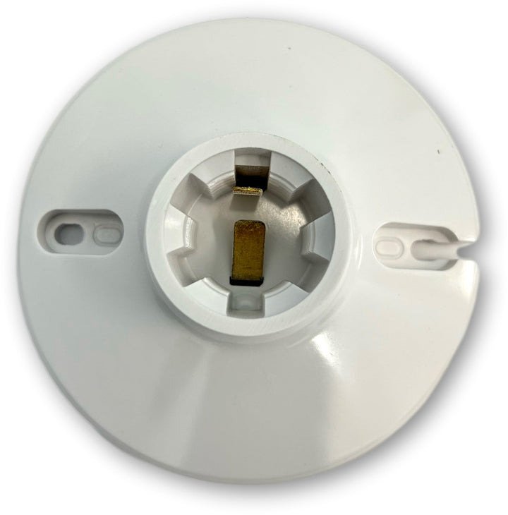 Eaton S1174W-F-LW Keyless Ceiling Lampholder; High-Temperature Plastic to Reduce Breakage; Keyless Switch; Medium Base; 14-10 AWG; for use with 3.75 or 4-inch Box; 250V/660W Retail $24.00