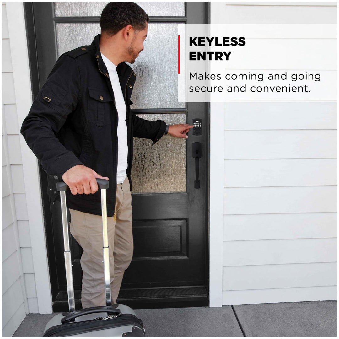 Kwikset 9250TRS-11PS Transitional Powerbolt 2 Electronic SmartCode Deadbolt SmartKey with RCAL Latch and RCS Strike Venetian Bronze Finish Retail $69.97