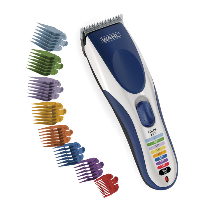 Wahl Color Pro Cordless Rechargeable Hair Clipper & Trimmer Ã¢â‚¬â€œ Easy Color-Coded Guide Combs - for Men, Women, & Children Ã¢â‚¬â€œ Model 9649P