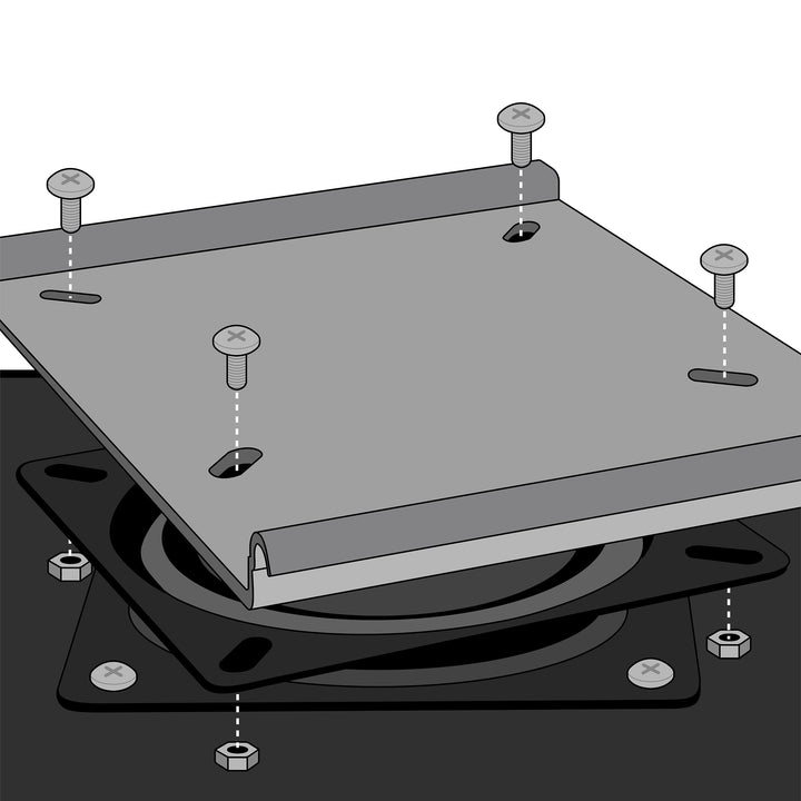 Wise 8WD73 Sure Mount Seat Bracket Kit, 33", Aluminum Retail $60.96