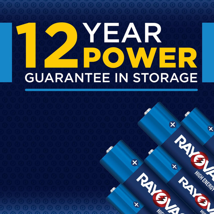 Rayovac High Energy AAA Batteries (36 Pack), Alkaline Triple A Batteries Retail $19.97