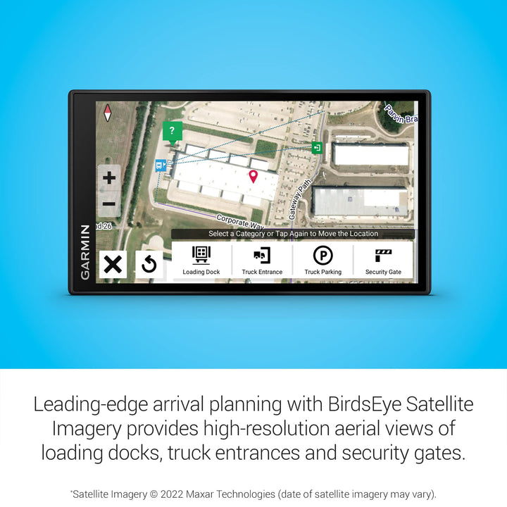 Garmin dezl OTR610, Large, Easy-to-Read 6" GPS Truck Navigator, Custom Truck Routing, High-Resolution Birdseye Satellite Imagery Retail $349.99