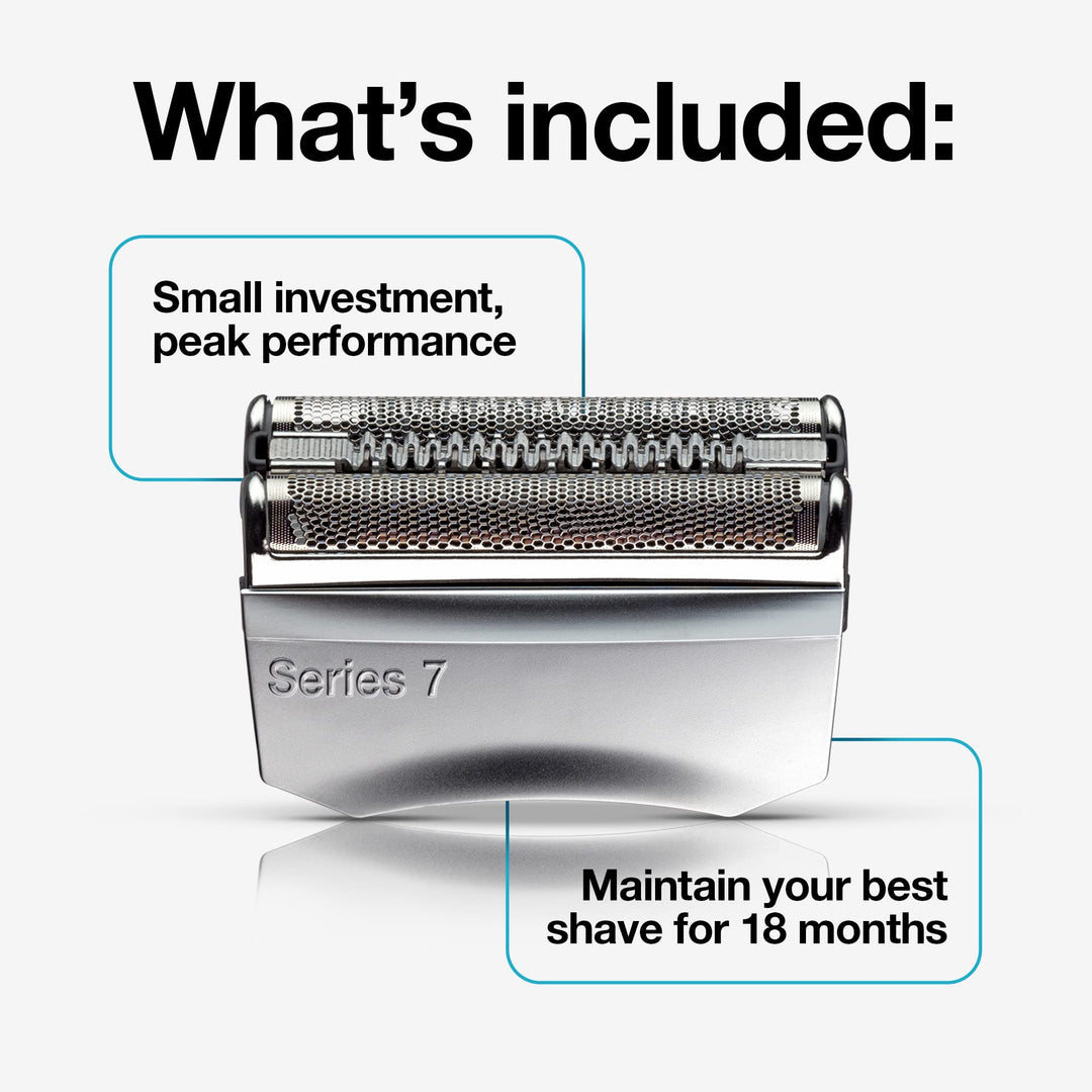Braun Series 7 70S Electric Shaver Head Replacement Cassette Ã¢â‚¬â€œ Silver