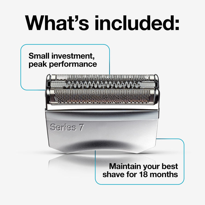 Braun Series 7 70S Electric Shaver Head Replacement Cassette Ã¢â‚¬â€œ Silver