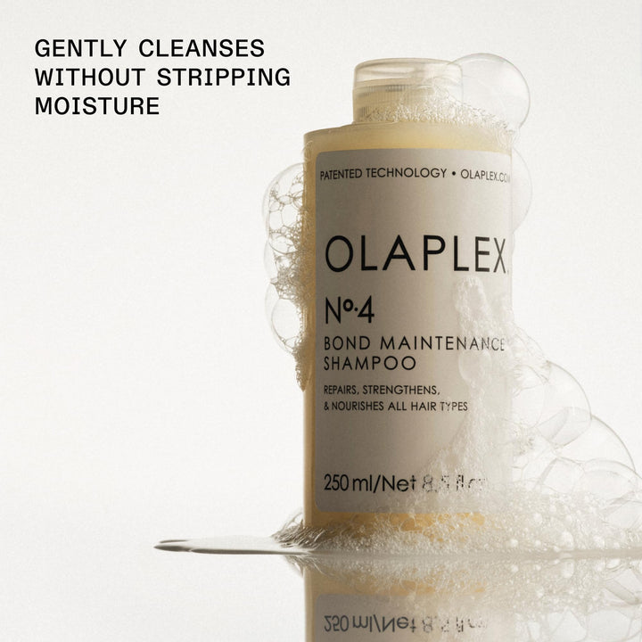 Olaplex No. 4 Bond Maintenance Shampoo, Repairs, Strengthens, & Nourishes All Hair Types, Adds Shine & Leaves Hair Feeling Soft, 33.8 fl oz