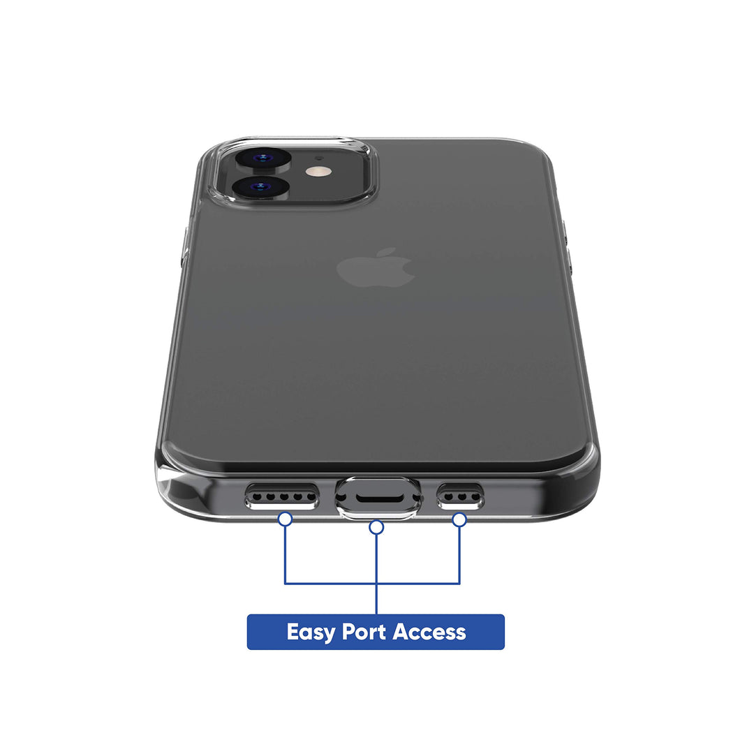Clear Case. iPhone 12/iPhone 12 Pro. Gel Case. Microbial Protection onn. Clear Case Gel with Microbial Protection Built-in Retail $5.97