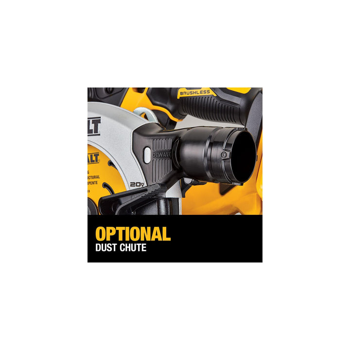 DEWALT 20V MAX* 6-1/2 in. Brushless Cordless Circular Saw, Tool Only (DCS565B) Retail $219.00