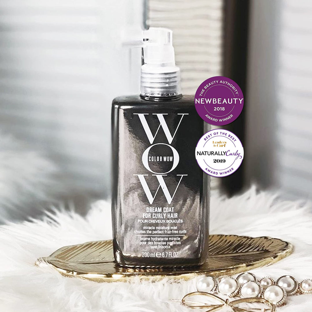 COLOR WOW Dream Coat for Curly Hair Ã¢â‚¬â€œ Frizz-Free Curls Made Easy, Moisture-Boosting Spray, Curl-Enhancing Formula