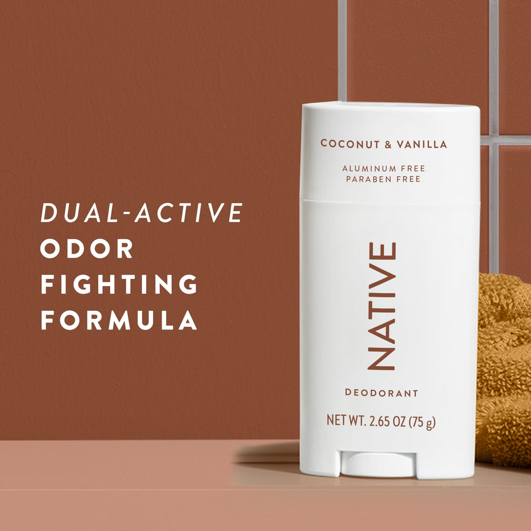 Native Deodorant Contains Naturally Derived Ingredients, 72 Hour Odor Control | Deodorant for Women and Men, Aluminum Free with Baking Soda, Coconut Oil and Shea Butter | Coconut & Vanilla