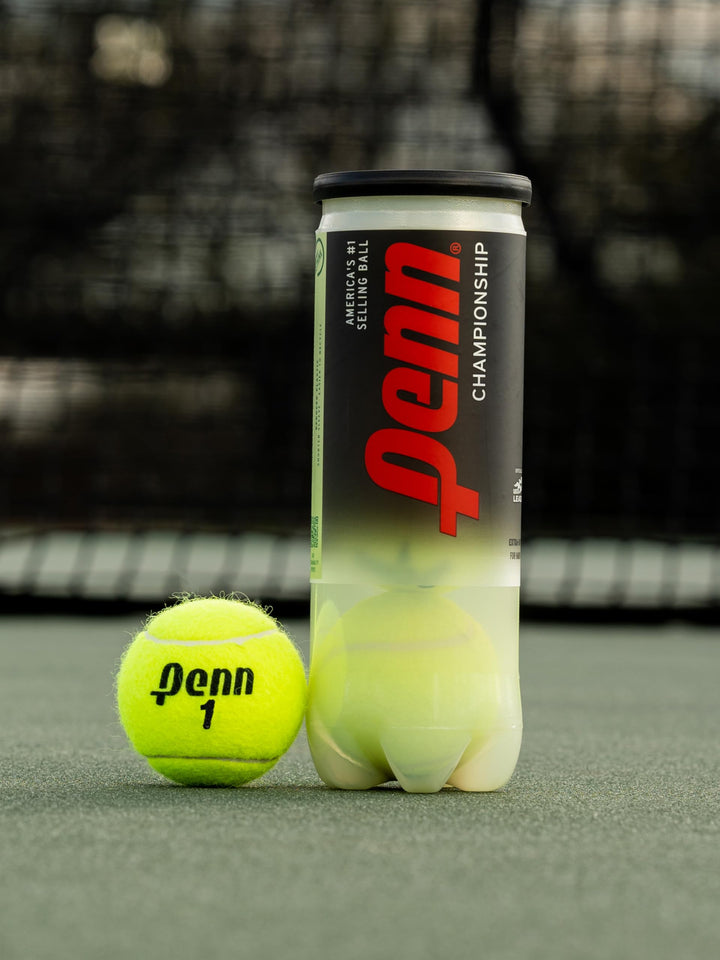 Penn Championship Tennis Balls - Extra Duty Felt Pressurized Tennis Balls - 1 Can, 3 Balls Retail $22.94