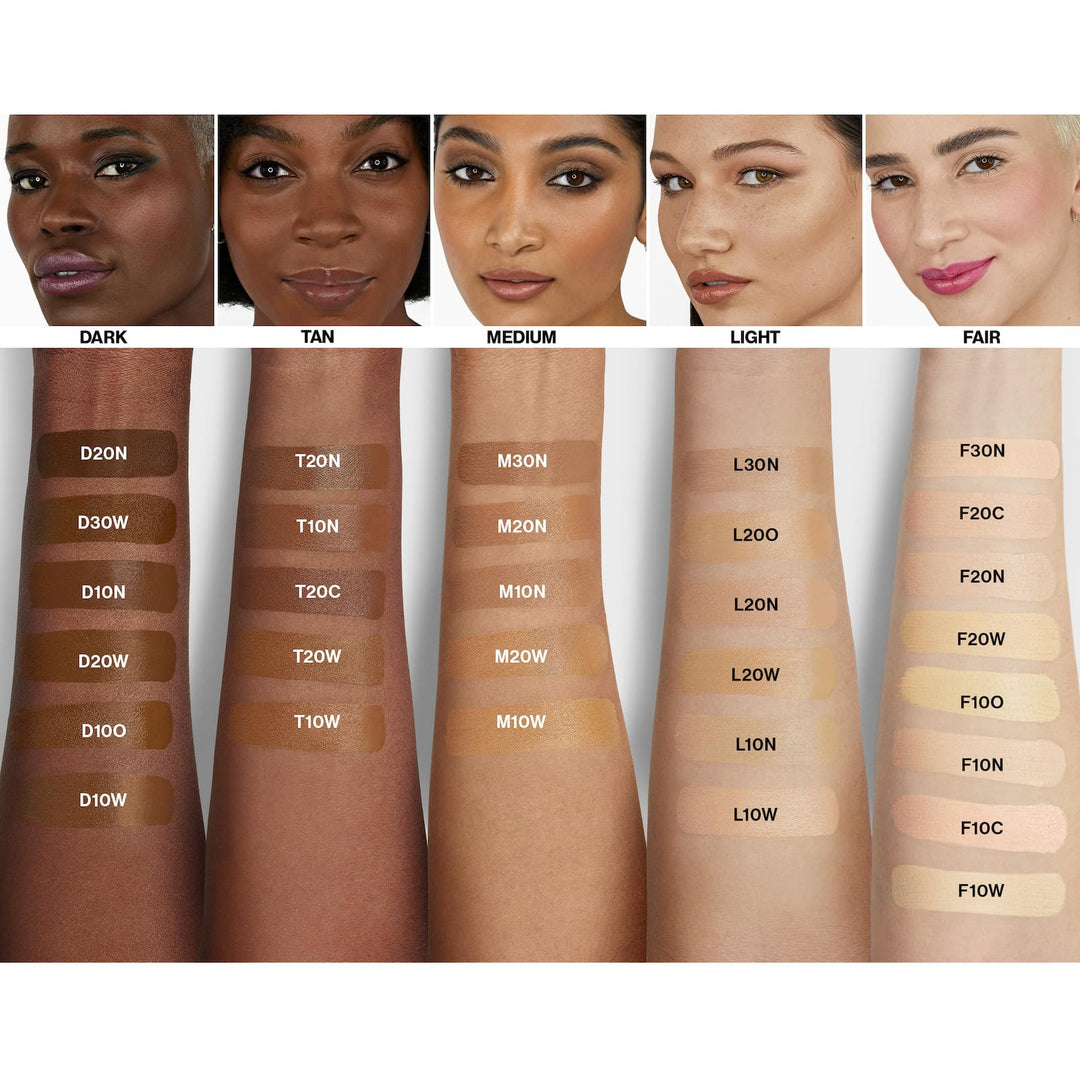 Smashbox Always On Skin-Balancing Foundation | Medium-To-Full Coverage Foundation | Hyaluronic Acid with a Natural-Looking, Second-Skin Finish, 1 Fl Oz, L30N
