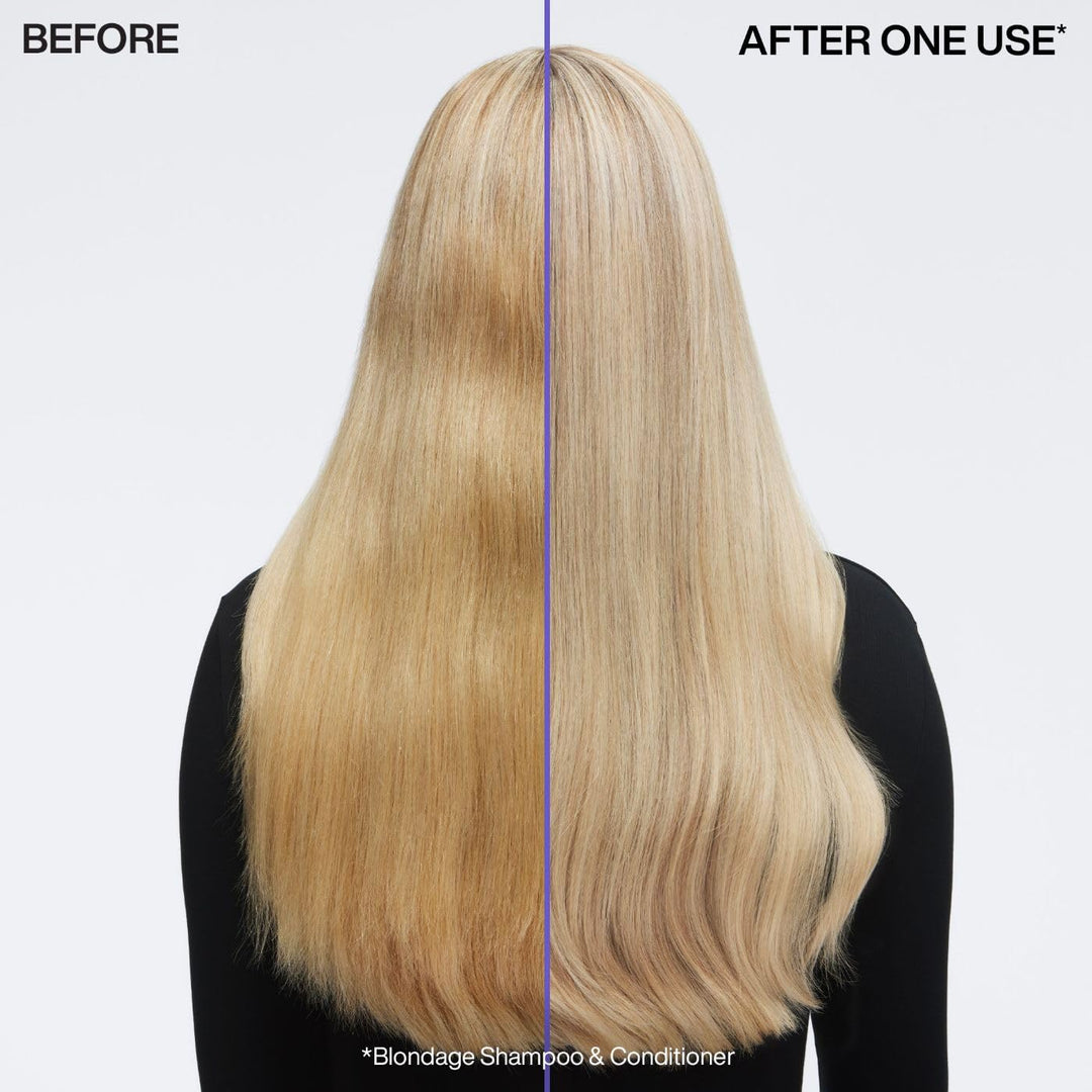 Redken Color Extend Blondage Color Depositing Purple Conditioner | Hair Toner For Blonde Hair | Neutralizes Brass & Moisturizes Hair | With Pure Violet Pigments