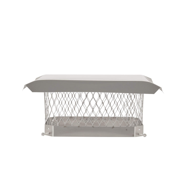 Shelter 9"x 13" Single Flue Bolt-On Chimney Cap, Fully Assembled, Stainless Steel Retail $106.54