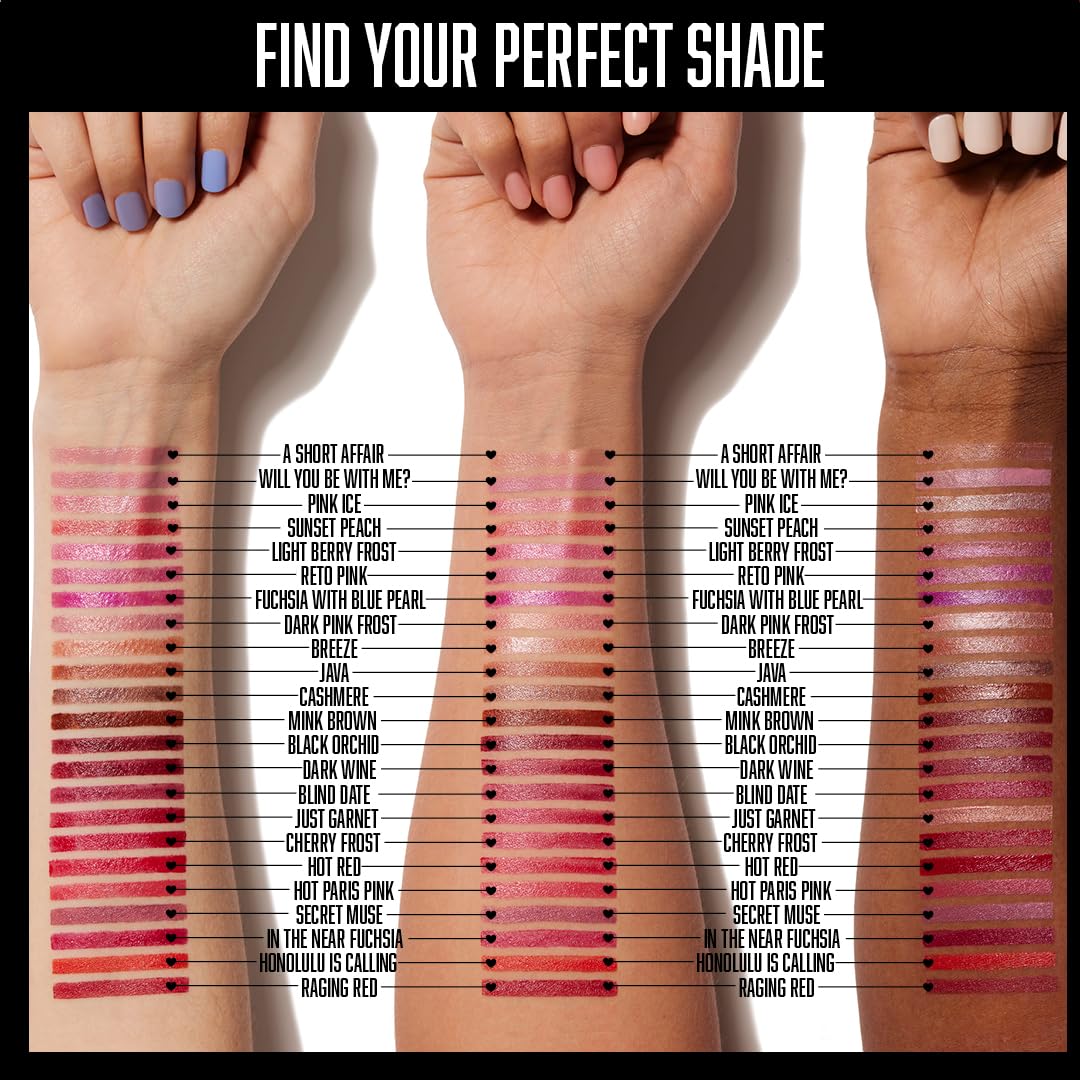 wet n wild Silk Finish Lipstick, Hydrating Rich Buildable Lip Color, Formulated with Vitamins A,E, & Macadamia for Ultimate Hydration, Cruelty-Free & Vegan - Black Orchid Retail $1.39