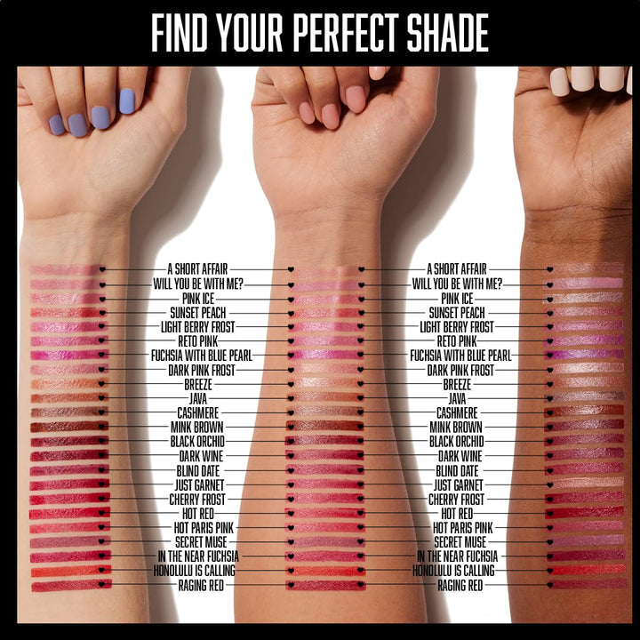 wet n wild Silk Finish Lipstick, Hydrating Rich Buildable Lip Color, Formulated with Vitamins A,E, & Macadamia for Ultimate Hydration, Cruelty-Free & Vegan - Black Orchid Retail $1.39