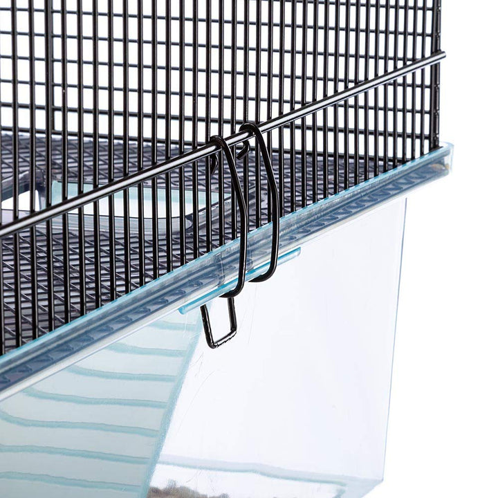 Ferplast Favola Hamster Cage Includes Free Water Bottle, Exercise Wheel, Food Dish & Hamster Hide-Out Large Hamster Cage Measures 23.6L x 14.4W x 11.8H-Inches