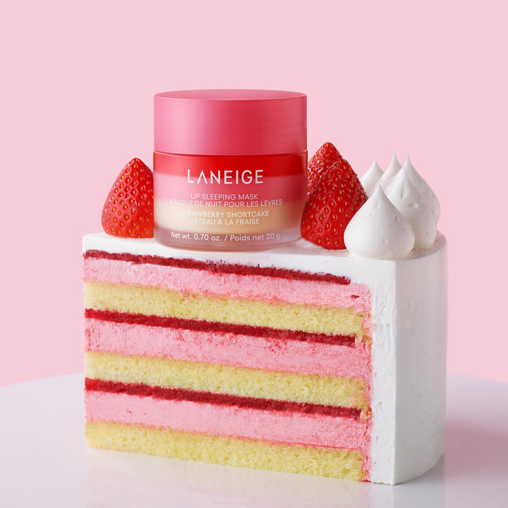 LANEIGE Strawberry Shortcake Lip Sleeping Mask: Intense Overnight Lip Mask for Soft, Hydrated Lips
